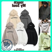 COD hjzfk0 Essentials FEAR OF GOD Double Line Essentials Thin Hooded Hoodie with LOGO on Chest Hoodie Women Korean Style Hoodies