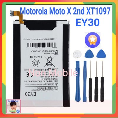 แบตเตอรี่ แท้ Motorola Moto X 2nd XT1097 XT1092 XT1093 XT1095 XT1096 XT1085 Motorola Moto X2 EY30 เครื่องมือ