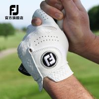 FootJoy ถุงมือกอล์ฟผู้ชาย,ถุงมือเดี่ยวหนังนิ่มทนทานต่อการฉีกขาดระบายอากาศได้