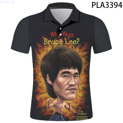【high quality】  2020 New Summer Men Shirts Ropa Bruce Lee Polo Homme Cool 3d Printed Hombre Camisas De Polo Streetwear Fashion Short Sleeve Ropa