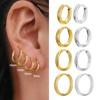 【YP】 Earrings Round 1Pairs/2Pcs Small Hoop Jewelry 2022 Anti-allergy Wedding Fashion Gifts