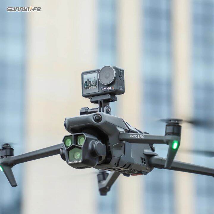 sunnylife-mavic-3-3-pro-classic-sports-camera-holder-drone-light-bracket-for-mavic-3-pro-classic-for-insta360-x3-osmo-action-3-action-2-gopro-11