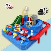 Đồ Chơi Đường Ray Xe Lửa Montessori Cho Trẻ Em Đồ Chơi Trò Chơi Phiêu Lưu