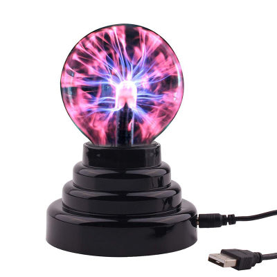 Halloween Party Decoration 3-inch USB Novelty Lighting Light Electrostatic Ion Magical Crystal Ball Lamp Bedroom Cosplay Props