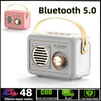 ?ลําโพงบลูทูธ ไร้สาย สไตล์เรโทร พร้อมที่จับ สําหรับของขวัญ Wireless Bluetooth speaker