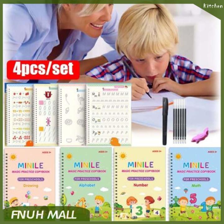 New Groovd Magic Copybook Grooved Children's Handwriting Book Set Gift