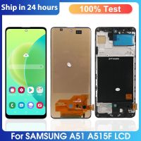 6.5"New Super AMOLED For Samsung Galaxy A51 A515 LCD Display with Fingerprint Touch Screen Assembly For Samsung A51 A515F Screen Projector Screens