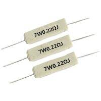 ❉✳ 10pcs 7W 5 Horizontal resistance of cement 0.1 100K 0.1R 0.5R 1R 10R 100R 0.22 0.33 0.5 1 2 5 8 10 15 20 25 30 100 1K 10K ohm