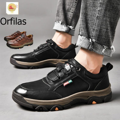 Orfilas ✨✨รองเท้าเดินป่าลำลองสำหรับผู้ชาย รองเท้าเดินทาง ระบายอากาศ สําหรับผู้ชาย เดินป่า ปีนเขา