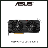 USED ASUS ROG STRIX RX5500XT 8GB GDDR6 128Bit RX 5500 XT Gaming Graphics Card GPU