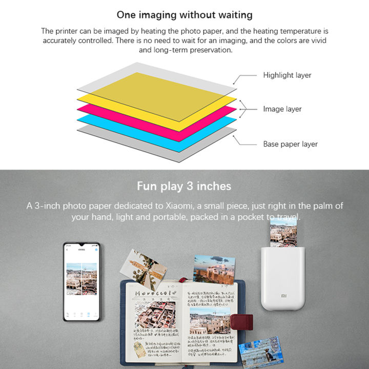 xiaomi-mi-photo-paper-2x3-20pcs-กระดาษปริ้นรูปถ่าย-กระดาษสติ๊กเกอร์-จำนวน-20-แผ่น-สำหรับเครื่องปริ้นรูปเสี่ยวมี่