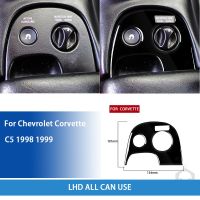 สำหรับ Chevrolet Corvette C5อุปกรณ์เสริม1998-2004ชุดแผงเกียร์ภายในรถยนต์สติกเกอร์ตกแต่งพลาสติก Modificati สีดำ LHD