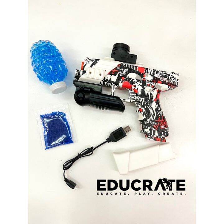 educratePH peak duel gel blaster / orbeez electric gun with 10000