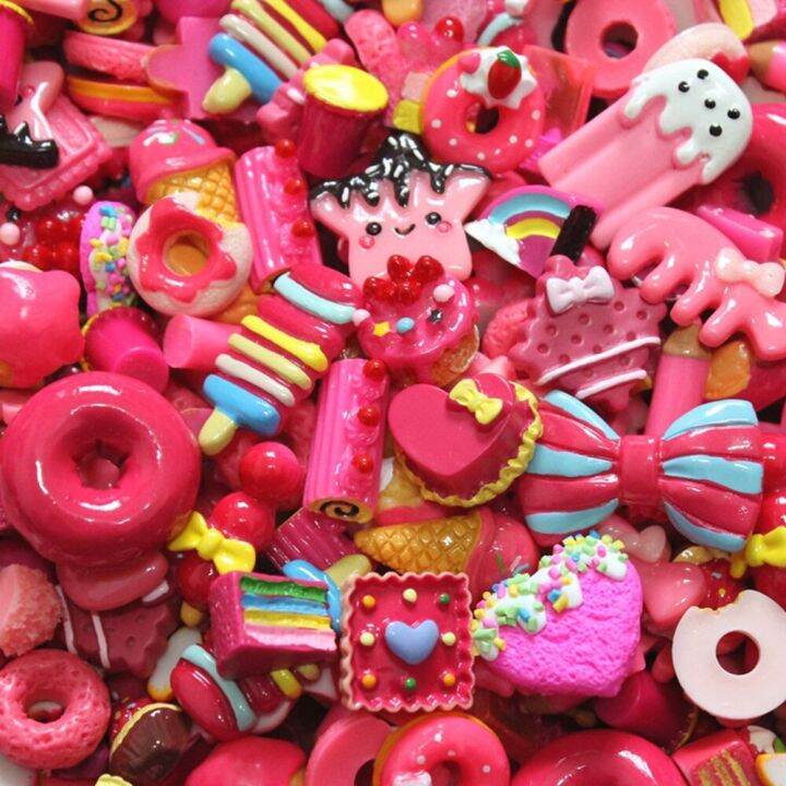 50-pcs-simulation-resin-candy-sugar-chocolate-cake-flatback-beads-for-diy-jewery-scrapbooking-decoration