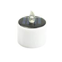 Solar Energy Candle Light Flameless Rechargeable Electronic LED Candles Light Tea LaSolarmp Home Bar Bedroom Living Room Church