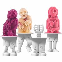 Zombies Silicone Ice Cream Molds Indian Lolly Popsicle Mold Ice Stick Making Tray Children Gift Icing Moulds 2021 Ice Maker Ice Cream Moulds