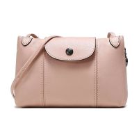 2023 LongchampˉSummer New Lambskin Mini Straddle Bag Casual Versatile One Shoulder Bag Portable Straddle Bag