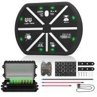 Lh3tih ไร้สาย8แผงสวิทแก๊งระบบไฟฟ้าอเนกประสงค์,กล่องแผงควบคุมระบบสัมผัสบางระบบรีเลย์ควบคุมวงจร80A สำหรับรถยนต์
