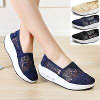 ✈○┋ cri237 Lohas❤️Ready Stock?Women Fitness Slimming Shake Shoes Lace Sport Thick Sole Shoes