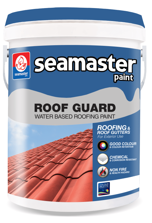 Seamaster Roof Guard Water Based Roofing Paint 8700 (5L) | Lazada