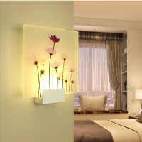 Mural Wall Lamp 6W LED Night Lamp Acrylic Sconce Light Modern Decoration Wall Light for Bedroom Bedside Living Room Corridor