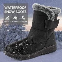 Winter Shoes Women Keep Warm Snow Boots 2023 Waterproof Non-Slip Cotton Padded Shoes Woman Platform Thicken Plush Ankle Boots