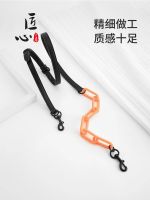 suitable for lv Presbyopia keepall25 black warrior acrylic orange decorative chain adjustment shoulder strap suitable for lv