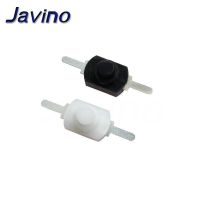 ✣♕ↂ  5pcs 1A 30V DC 250V White/Black Latching On Off Mini Torch Push Button Switch