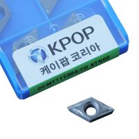 เกาหลี KPOP 100% เดิม DCMT DCMT11T304 DCMT11T308 DCMT07 DCMT070204 DCMT11T302 HQ FG KTN60 KP720 ใบมีด CNC คว้านเพชร