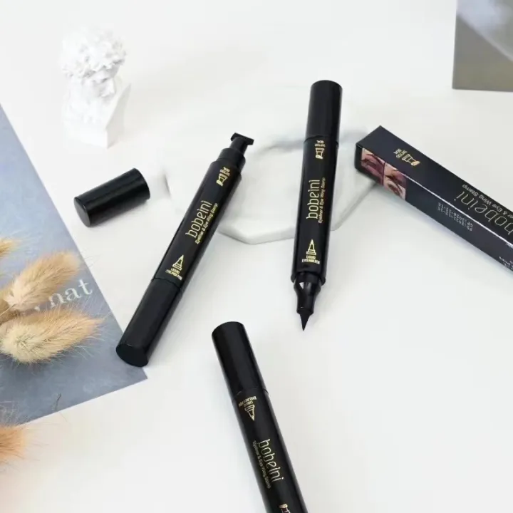 Double Head Waterproof Eyeliner Pen Cat Eye Winged Eyeliner Sexy Eye Cosmetic Seal Stamp Wing 