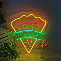 Led Neon Sign พิซซ่าก๋วยเตี๋ยวร้านอาหาร S ตกแต่งวันหยุดงานแต่งงานตกแต่ง Night Light Home Wall Bar Christmas