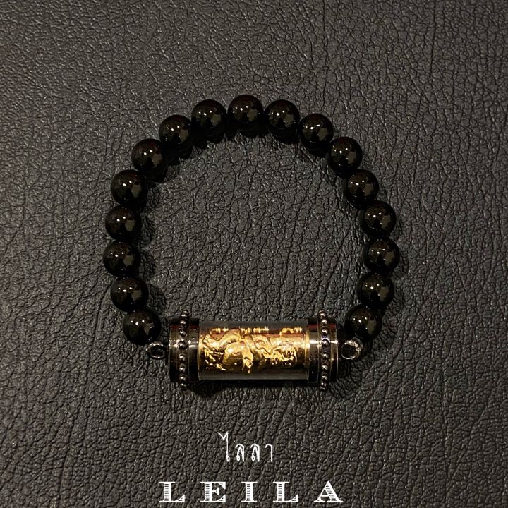 leila-amulets-ตะกรุด-สี่หูห้าตา-พร้อมกำไลหินฟรีตามรูป