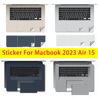 Fullป้องกันฝ่ามือแป้นพิมพ์สัมผัสสติกเกอร์ฟิล์มกันรอยสำหรับ2022 2023 MacBook Air 15 13.6 M2 A2681 Pro 14 A2442 A2485 A2289 A2251 Air 2020 A2179 Pro อุปกรณ์