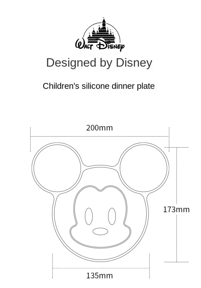 Silicone Suction Plate for Baby & Toddler – Disney Mickey Mouse