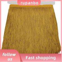 RUPANBO039392692 ทองสีทอง ทริม โพลีเอสเตอร์ ขอบทอง เย็บประดับพู่ ขอบตัดขอบ การตกแต่งเสื้อผ้า