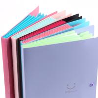 1PC New A4 Kawaii Document Bag Waterproof File Folder 5 Layers Document Bag Office Stationery Storages Supplies