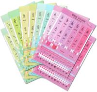 4 Sheets Self-Stick Mini DIY Paper PVC Monthly Calendar Index Tabs Reminder Stickers Flags For Diary Scrapbook Personal Planner Stickers Labels