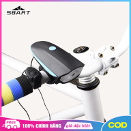 SBART Đèn xe đạp Còi sạc Bộ đèn pha USB đa chức năng đi xe đêm chống nước thumbnail
