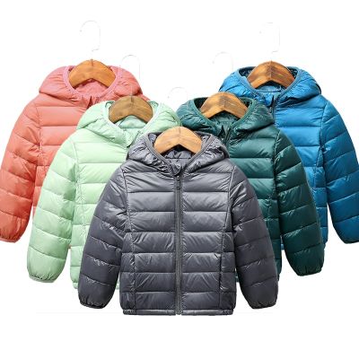 2-9Y Kids Girls Jacket Kids Boys 90% White Duck Down Coats Jackets Hooded Winter Girl Clothes Children Warm Clothing Jacket