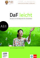 DaF leicht : A2.1 course/Workbook A2.1 หลักสูตร / สมุดงาน (นำเข้าของแท้100%) 9783126762557 | DaF leicht: Kurs- und Ubungsbuch A2.1 mit DVD-Rom