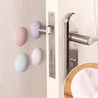 Door Stopper Rubber Handle Bumpers Self Adhesive Deurstopper Protection Porte Pad Mute Stikcer Round Square Wall Protector Pad