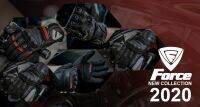 ถุงมือหนังขับขี่รถมอไซค์ FORCE GLOVES Vol.2