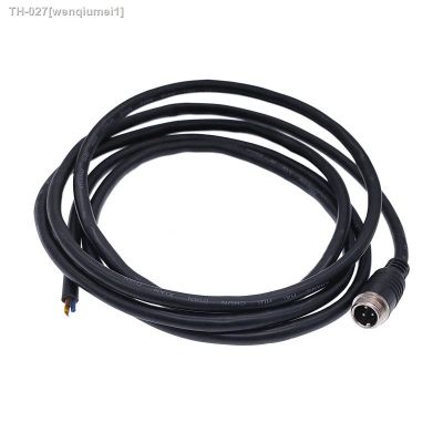 ℗▽ 2m GX12 cable connectors waterproof 2pin 3pin 4pin joint extension cable plug male and female M12 5pin 6pin black