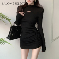 SALOME SELECT ชุดเดรสผู้หญิง เสื้อผ้าผญสวยๆ เดรส เท่ สบายๆ วินเทจ ทันสมัย WLQ2393HH6 41Z231013