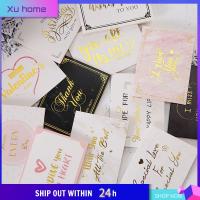 XU HOME Thankyou การ์ดวันเกิดวันวาเลนไทน์สร้างสรรค์การ์ดอวยพรการ์ดอวยพรปิดทองการ์ดอวยพรดอกไม้สีชมพู