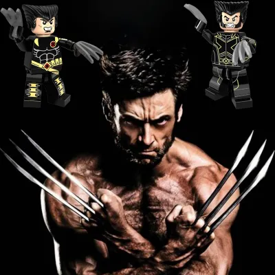 บล็อกตัวต่อมหัศจรรย์จาก X-Men,ตัวต่อของเล่นเพื่อการศึกษาสำหรับเด็กโมเดล Wolverine Laura