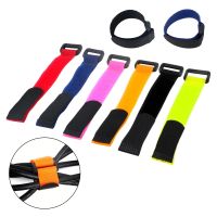 50pcs/lot 20*300mm Nylon Wire Organizer Cable Ties Reusable Straps with Plastic Buckle Hook Loop Magic Tapes for Wire Management Cable Management