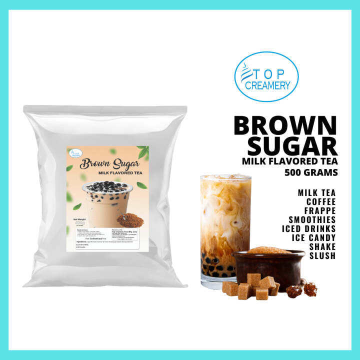 Brown Sugar Milk Tea Powder 500g - TopCreamery | Lazada PH