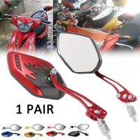 2Pcs / Set Motorcycle Side View Mirrors Can Rotate Degrees