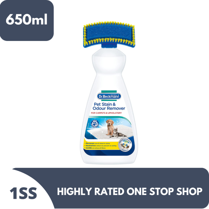 Dr. Beckmann Pet Stain & Odor Remover with Brush 650mL Lazada PH